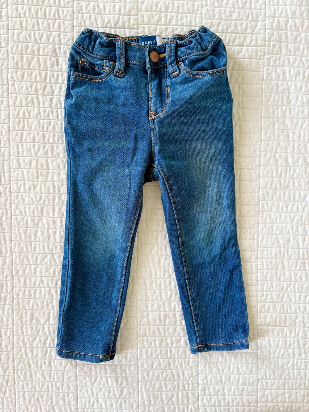 Old Navy Dark Wash Stretch Denim Rockstar Jeggings - Toddler Girls Size 2T
